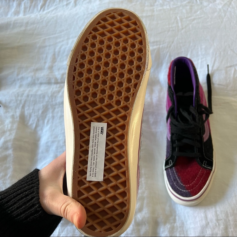 Vans X Concepts Fuzzy High Top Sneaker Size 9.5 - image 4